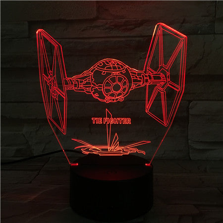 Fighter - 3D Optical Illusion LED Lamp Hologram