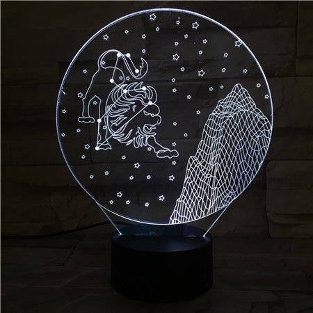 Leo - 3D Optical Illusion LED Lamp Hologram