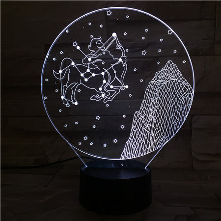Sagittarius - 3D Optical Illusion LED Lamp Hologram