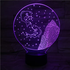 Pisces - 3D Optical Illusion LED Lamp Hologram