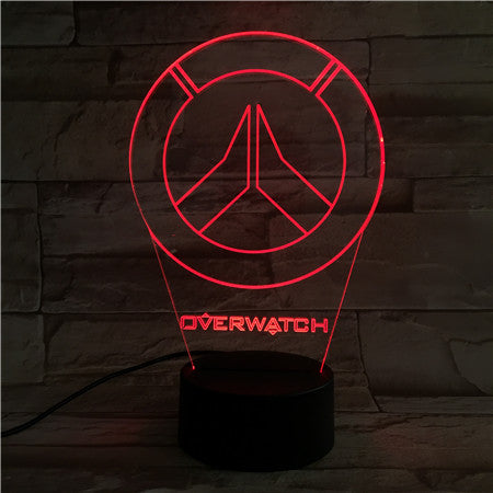 Overwatch - 3D Optical Illusion LED Lamp Hologram