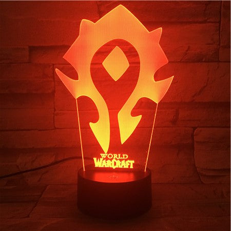 WoW - 3D Optical Illusion LED Lamp Hologram