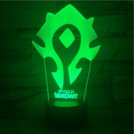 WoW - 3D Optical Illusion LED Lamp Hologram