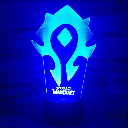 WoW - 3D Optical Illusion LED Lamp Hologram