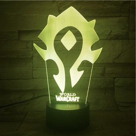 WoW - 3D Optical Illusion LED Lamp Hologram