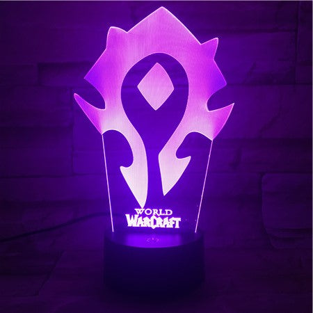 WoW - 3D Optical Illusion LED Lamp Hologram