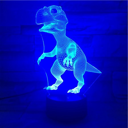 Standing Dino - 3D Optical Illusion LED Lamp Hologram