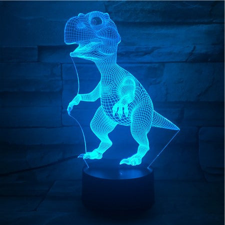 Standing Dino - 3D Optical Illusion LED Lamp Hologram