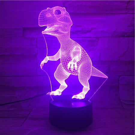 Standing Dino - 3D Optical Illusion LED Lamp Hologram