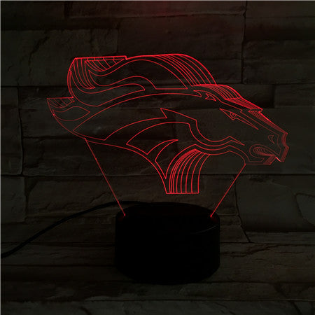 Horse 3 - 3D Optical Illusion LED Lamp Hologram