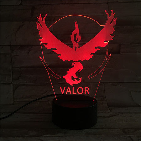Valor - 3D Optical Illusion LED Lamp Hologram