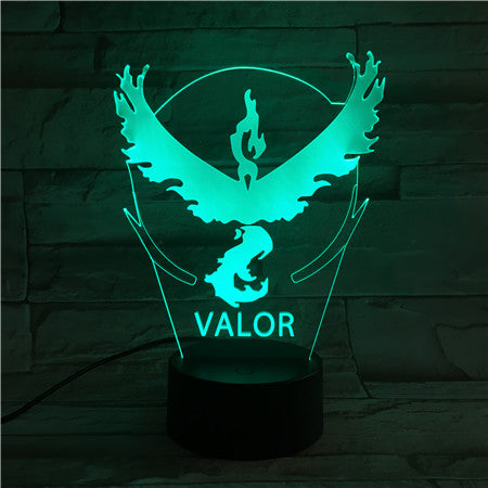 Valor - 3D Optical Illusion LED Lamp Hologram