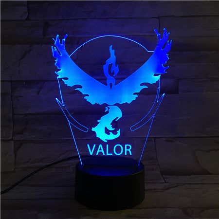 Valor - 3D Optical Illusion LED Lamp Hologram