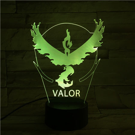 Valor - 3D Optical Illusion LED Lamp Hologram