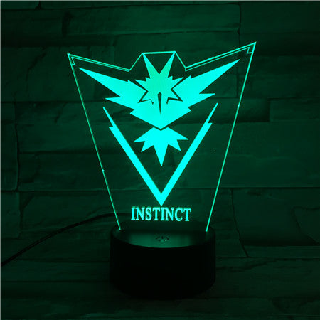 Instinct - 3D Optical Illusion LED Lamp Hologram