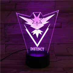 Instinct - 3D Optical Illusion LED Lamp Hologram