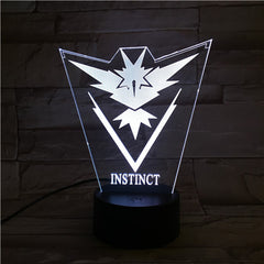 Instinct - 3D Optical Illusion LED Lamp Hologram