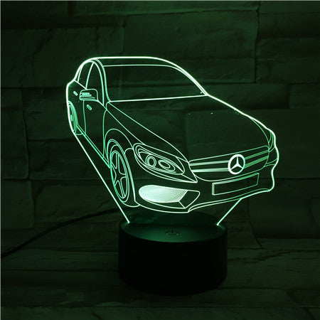 Car - 3D Optical Illusion LED Lamp Hologram
