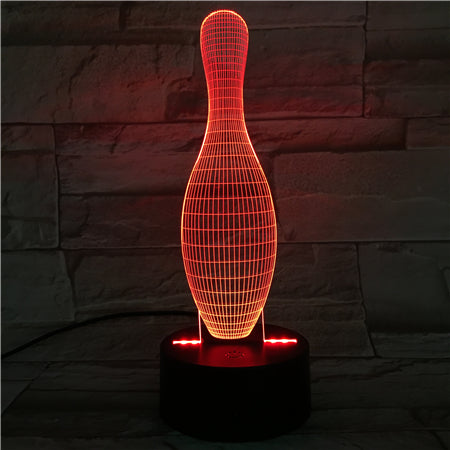 Ninepins - 3D Optical Illusion LED Lamp Hologram