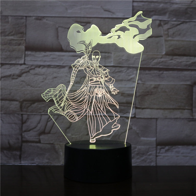 3D-1985 Cartoon 3D LED Lamp Heros Figure
