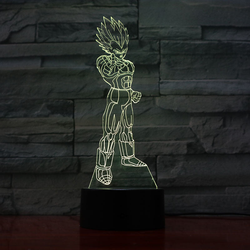 3D-1200 Dragon Ball 16 Colors Table Lamp Led Night Light for Kids Gift Home Decor Novelty Lighting