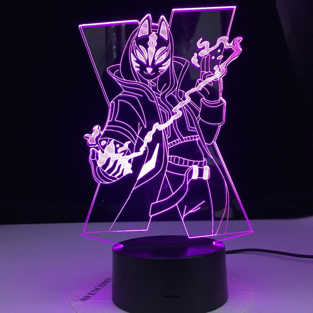 3D Illusion Battle Royale LED Night Lights 3D Night Table Lamps Kids Room Decoration Create Birthday Best Budget Deal Stay Safe
