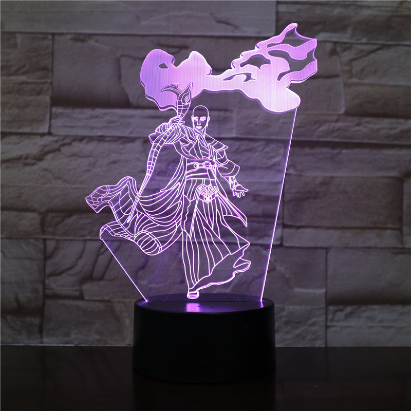 3D-1985 Cartoon 3D LED Lamp Heros Figure