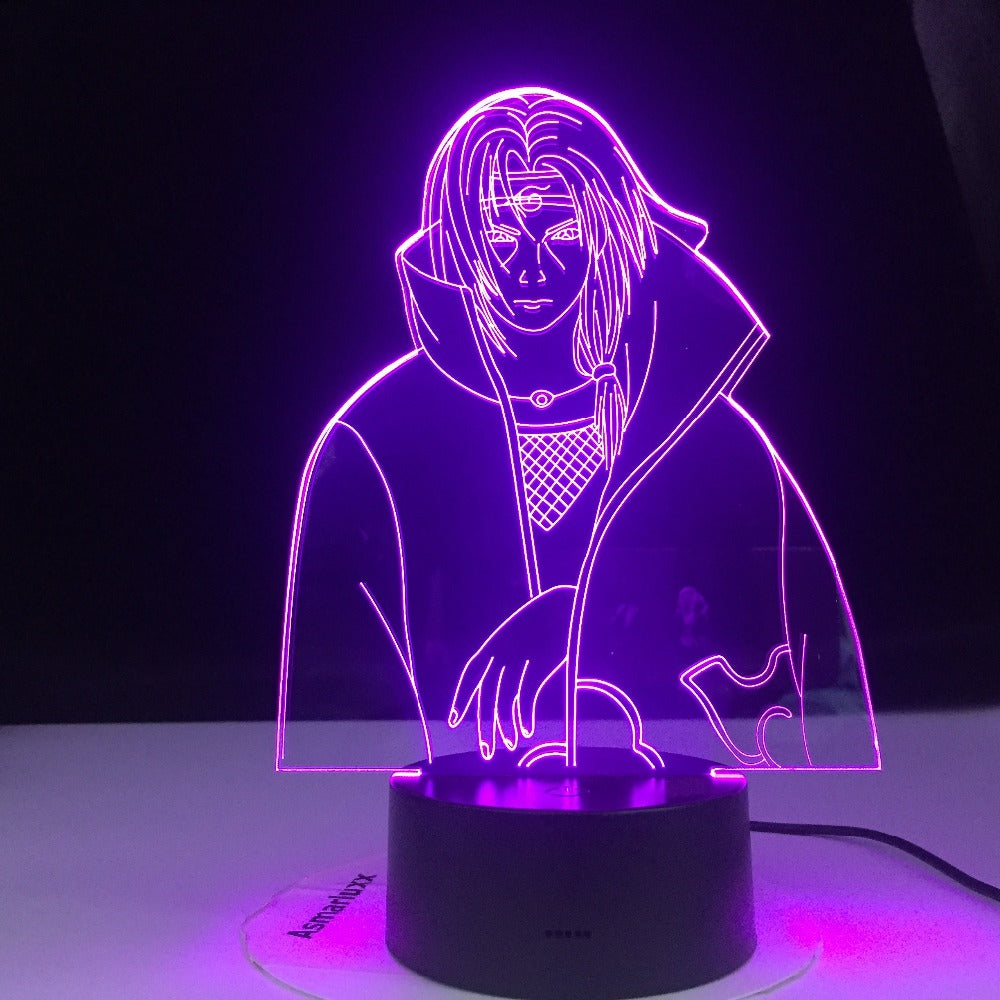 Naruto Anime Night Light Uchiha Itachi Model LED Deak Lamp For NARUTO Fans Gift Best Dropshipping Home Decor Gift