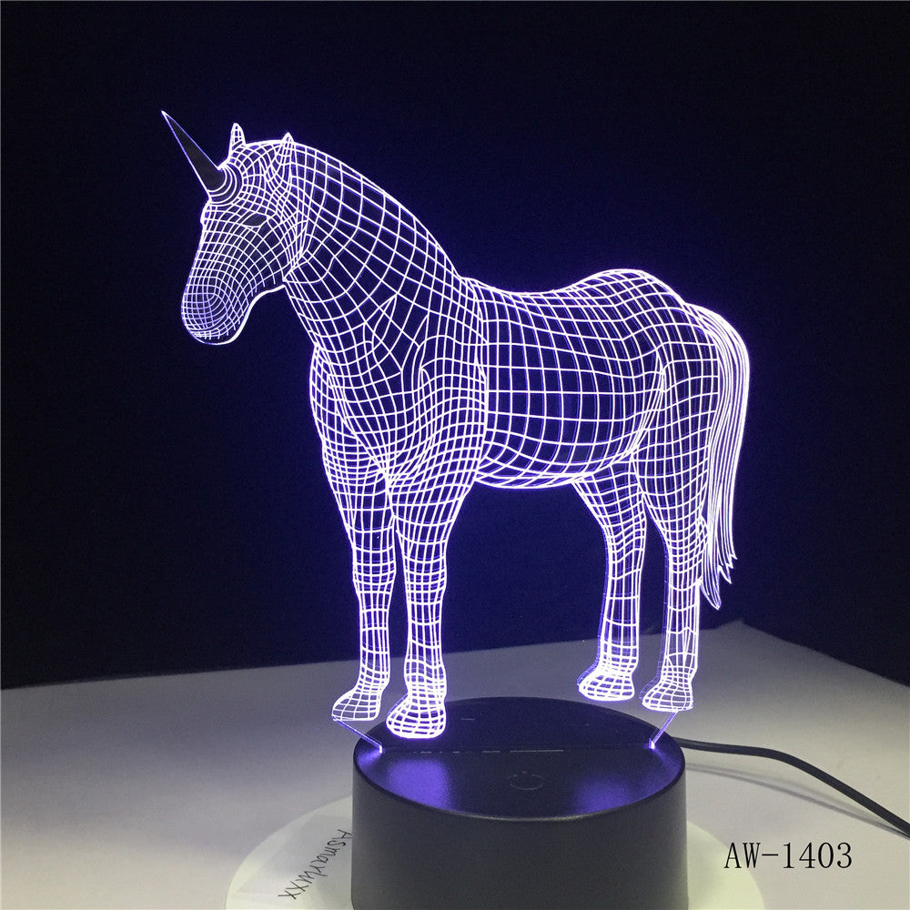 Epacket Drop Shipping 3D LED LAMP NIGHT LIGHT RGBW Bulb Christmas Decorative Gift Cartoon Toy Luminaria LAVA Party AW-1403