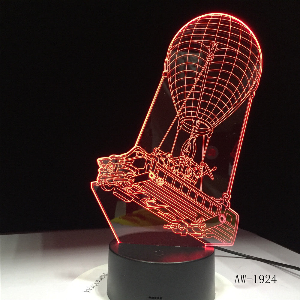 Fortnit Battle Bus 3D Light Llama Night Lights Touch LED Lava Lamp Illusion Lighting for Game Fans Gift Drop Shipping AW-1924