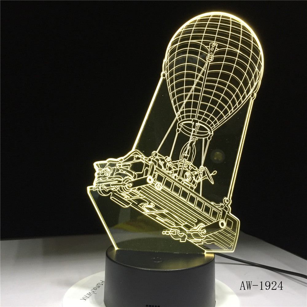 Fortnit Battle Bus 3D Light Llama Night Lights Touch LED Lava Lamp Illusion Lighting for Game Fans Gift Drop Shipping AW-1924