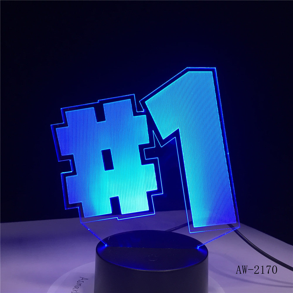 7 Colors Changing Table Projection Lamp USB fortniting Led Action Figure Alpaca light up Luminous Toys Dropshipping AW-2170