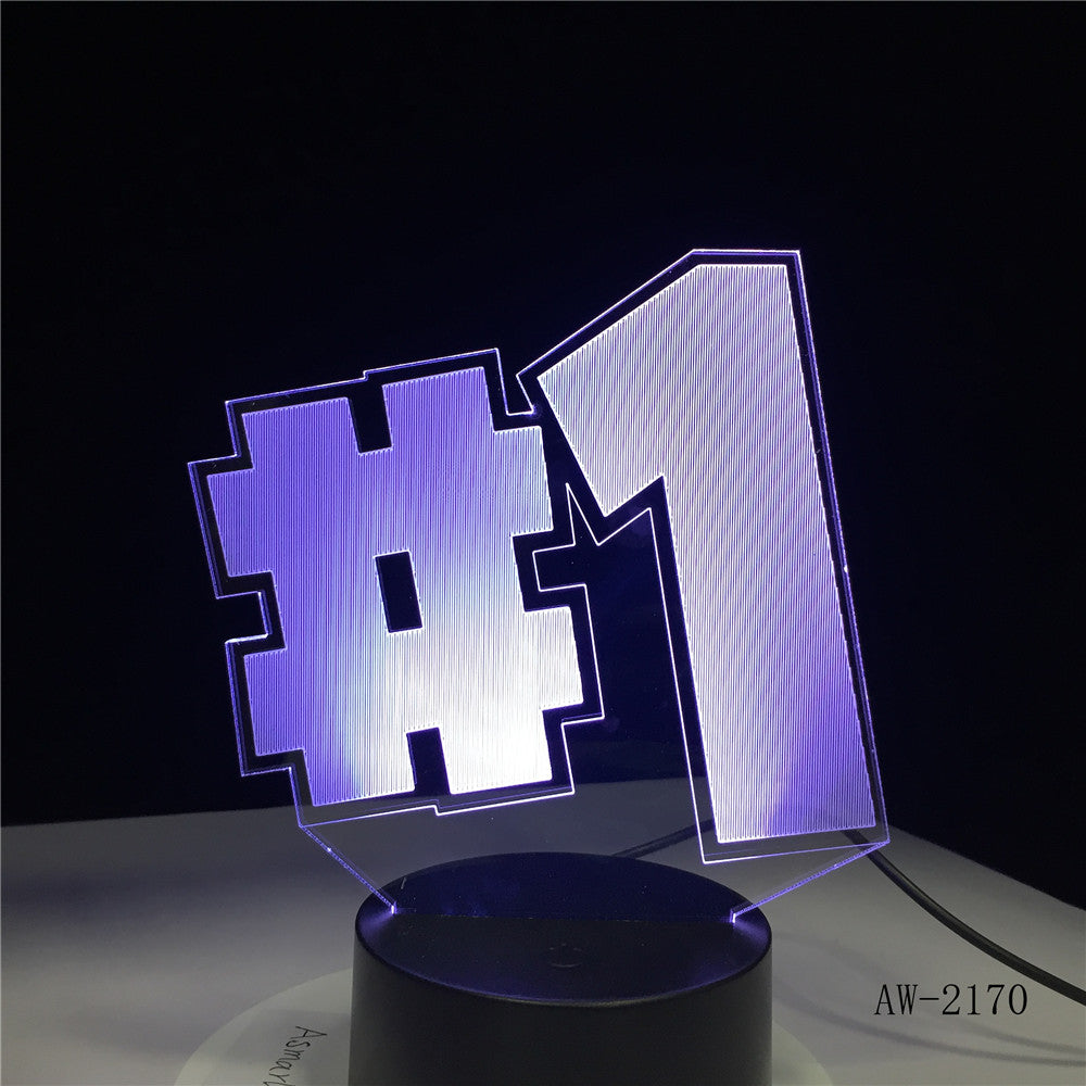 7 Colors Changing Table Projection Lamp USB fortniting Led Action Figure Alpaca light up Luminous Toys Dropshipping AW-2170