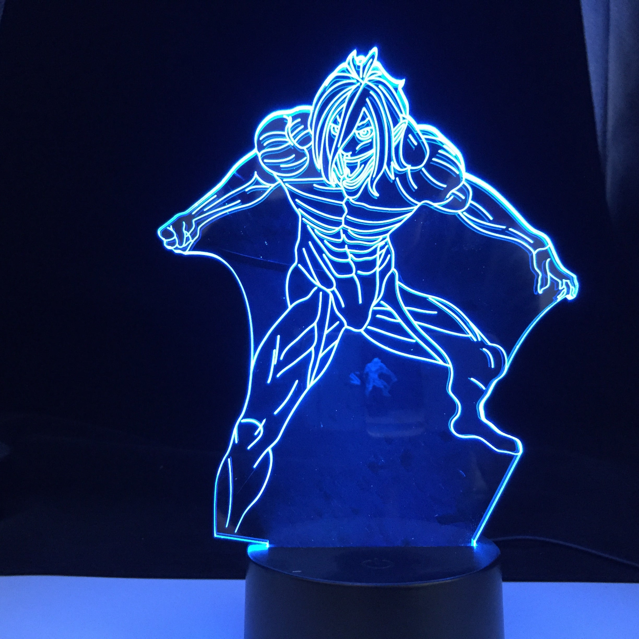 Anime 3d Light Attack on Titan Table Lamp for Home Decoration Birthday Gift Manga Attack on Titan LED Night Light Lamp