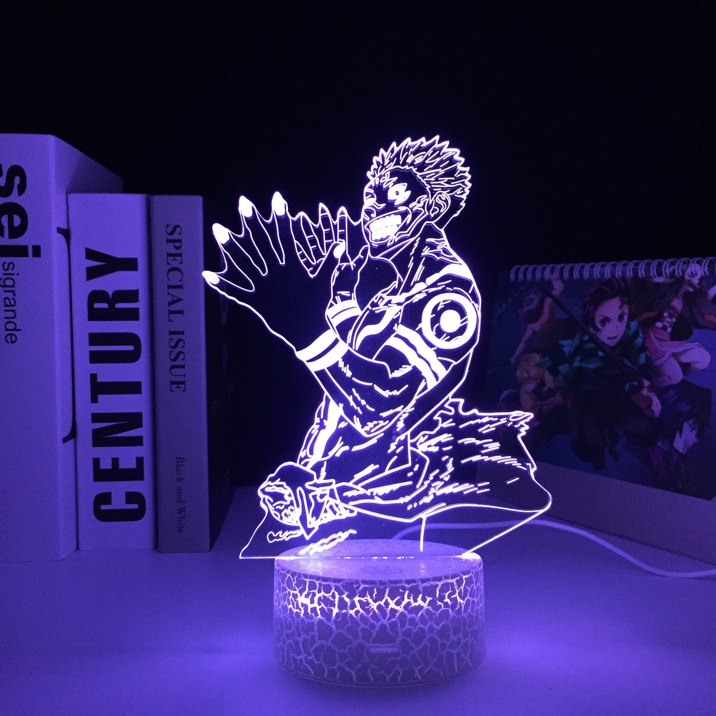 Jujutsu Kaisen Series Anime Figure Night Light Bedroom Decoration Night Light Acrylic Manga Table Lamp 3D LED Light