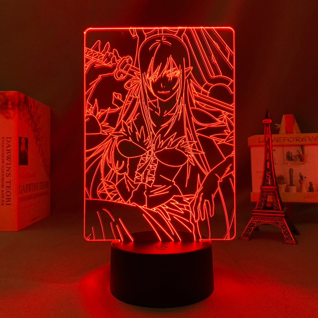 3D LED Lamp Anime Figure  Bakemonogatari Shinobu Oshino Bedroom Desk Decoration Small Night Light for Children's Festival Birthday Gifts