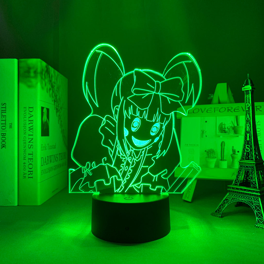 3D LED Lamp Anime Figure High Rise Invasion Enis Bedroom Desk Decoration Small Night Light for Children's Festival Birthday Gifts Neon Lights With Remote