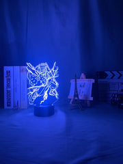 Kimetsu No Yaiba Led Night Light Anime Demon Slayer Lamp for Bedroom Decor Light Kids Child Birthday Gift Agatsuma Zenitsu Light