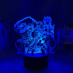 3D LED Lamp Demon Slayer Kimetsu No Yaiba Anime Figure Bedroom Desk Decoration Small Night Light for Children's Festival Birthday Gifts
