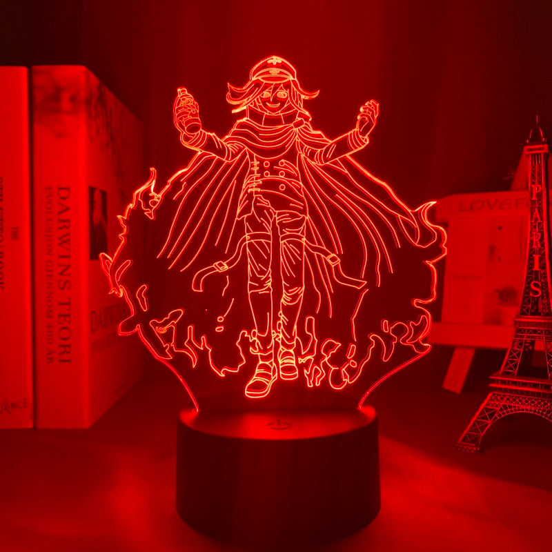 Danganronpa Kokichi Oma Led Night Light Lamp for Bedroom Decoration Kids Gift Danganronpa Acrylic 3d Lamp Kokichi Oma