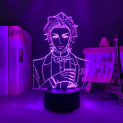Moriarty The Patriot Albert James Moriarty 3D LED Lamp Anime Figure Bedroom Desk Decoration Small Night Light for Children's Festival Birthday Gifts