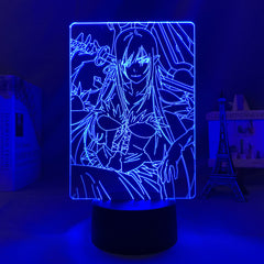 3D LED Lamp Anime Figure  Bakemonogatari Shinobu Oshino Bedroom Desk Decoration Small Night Light for Children's Festival Birthday Gifts