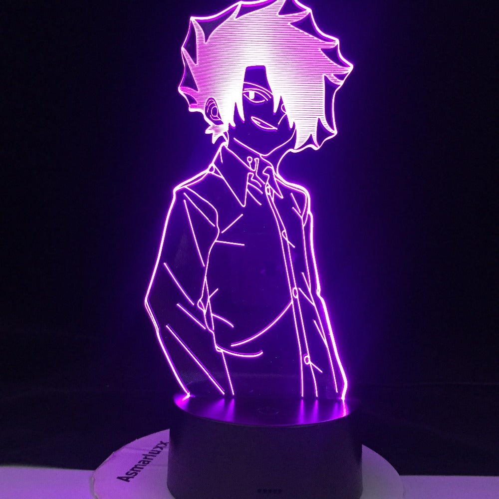 Japanese Manga The Promised Neverland Emma Figure Led Night Light for Home Room Decor Kids Child Nightlight Bedside Desk Lamp