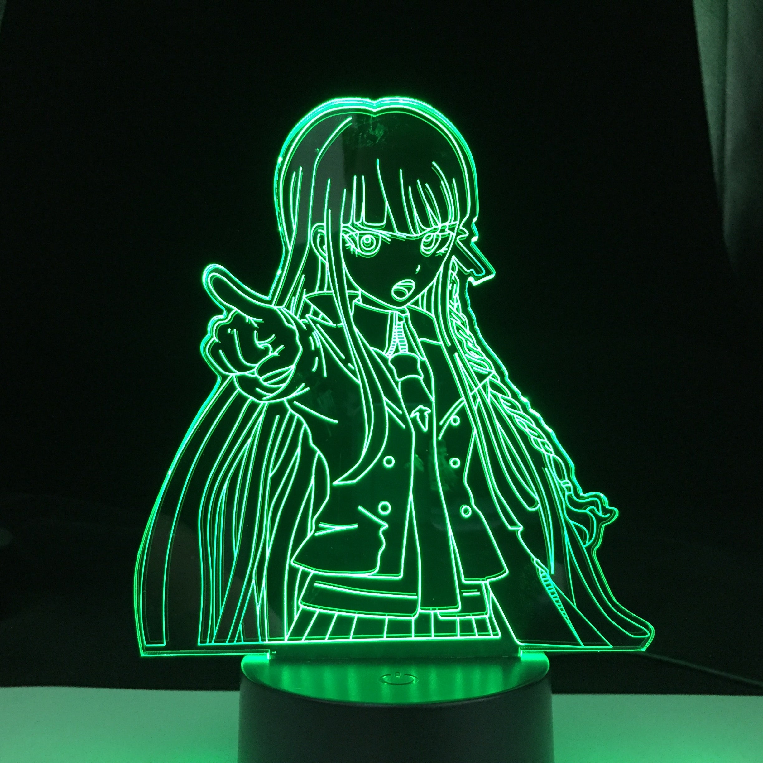 Danganronpa Junko Enoshima Led Night Light Lamp for Room Decor Kids Child Gift Danganronpa Acrylic Desk Lamp Junko Enoshima