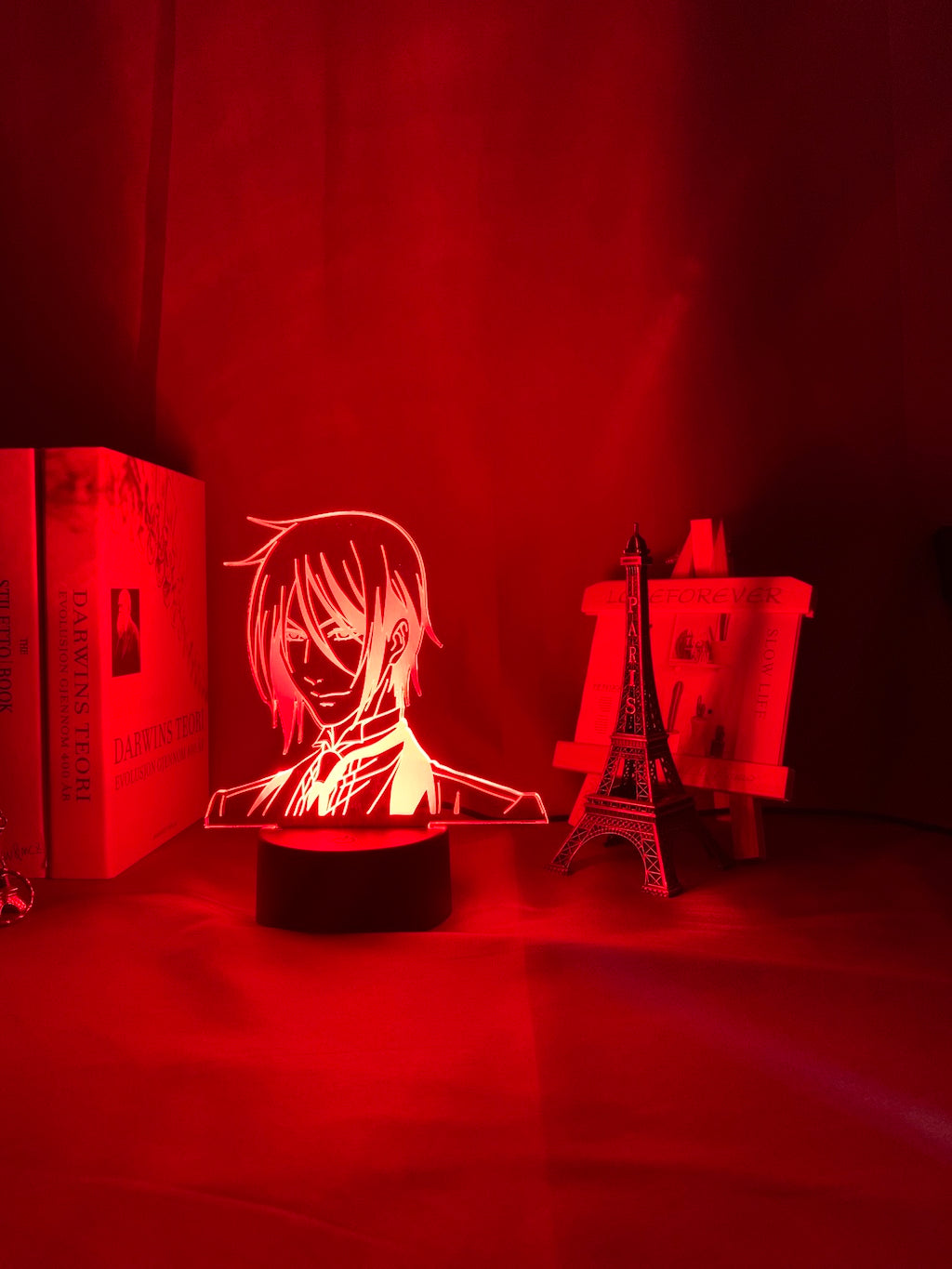 Led Night Light Anime Black Butler Lamp for Bedroom Decor Light Kids Child Birthday Gift