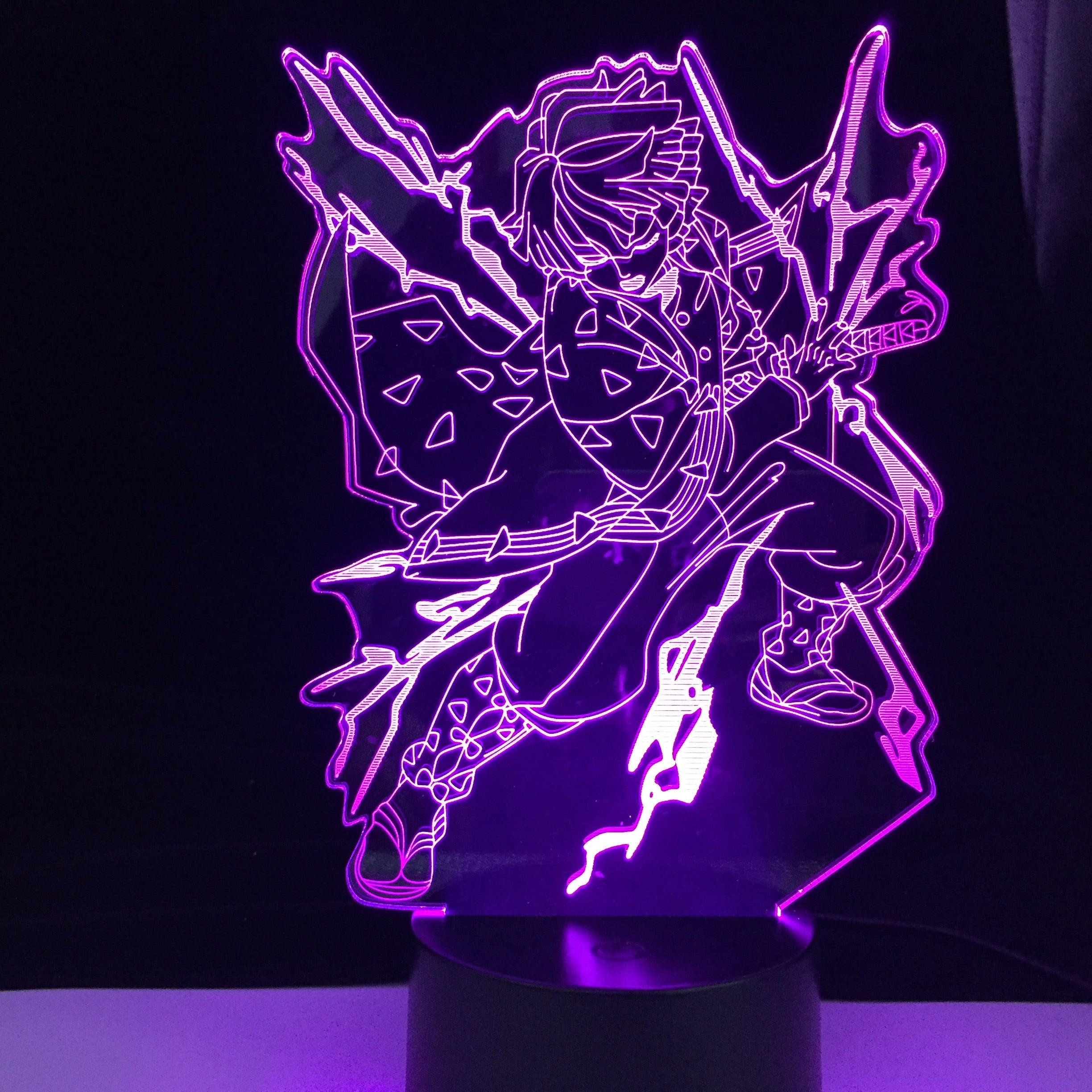 Agatsuma Zenitsu Light Kimetsu No Yaiba Led Night Light Anime Demon Slayer Lamp for Bedroom Decor Light Kids Child Birthday Gift