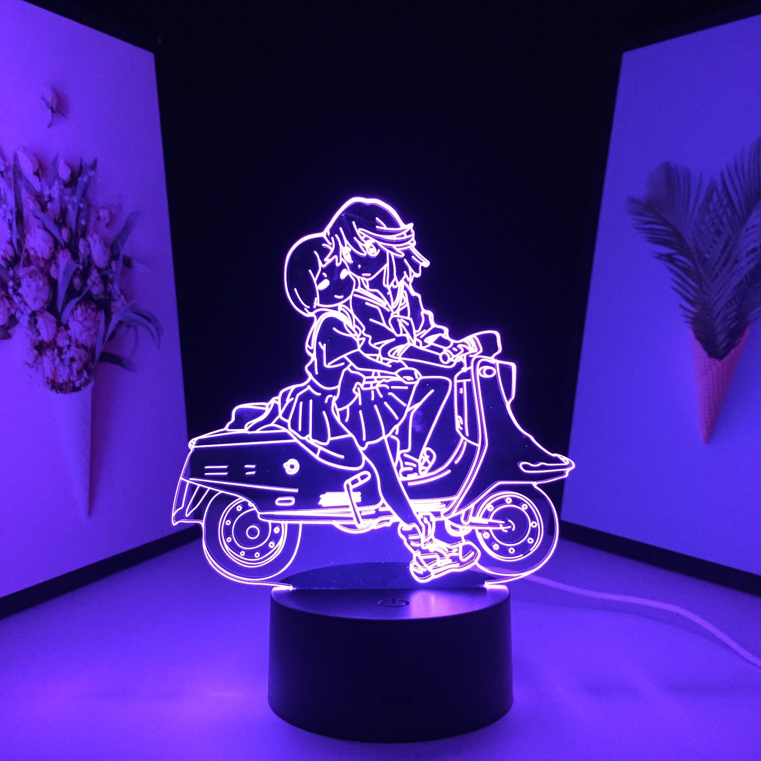 Anime 3D Lamp Kill La Kill Matoi Ryuuko LED Night Light for Bedroom Decor Gift Nightlight Manga Kill La Kill Room Table Lamp