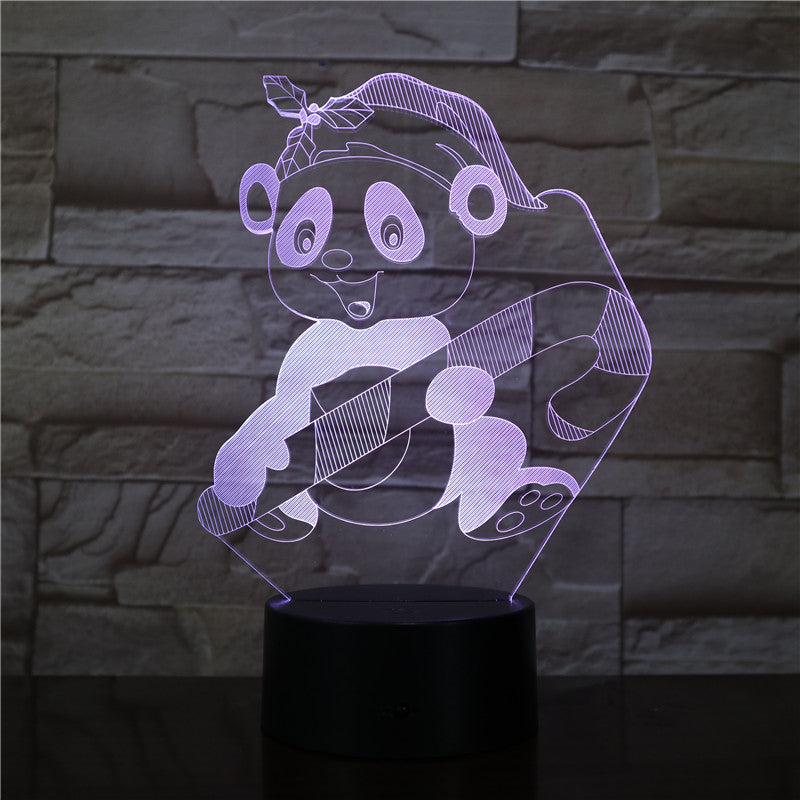Cartoon Monkey 3D LED Nightlight Gift Bedside Usb Lamp Kids Service Modelling Table Baby Sleep Lighting Bedroom Decor AW-3322