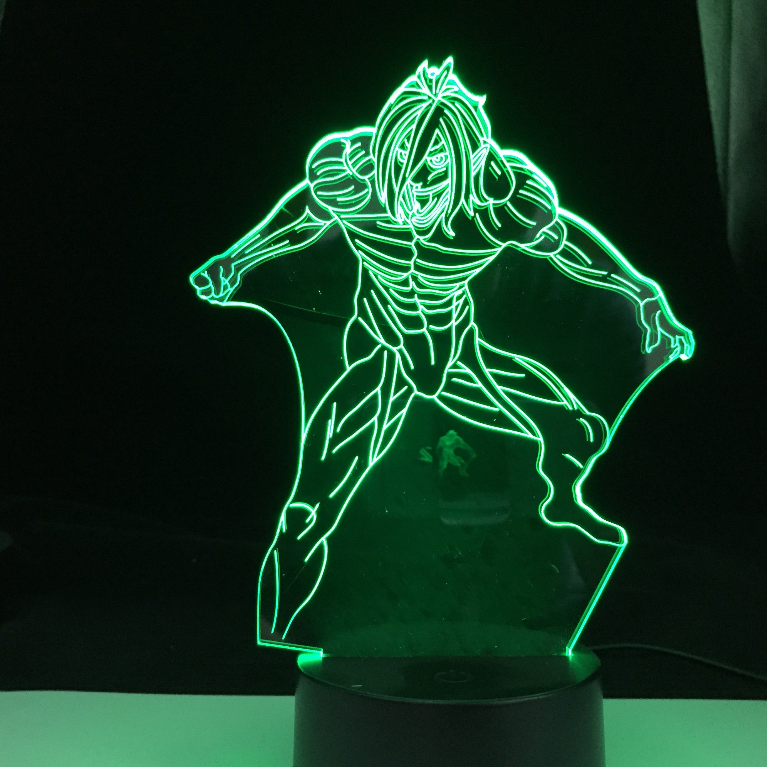 Anime 3d Light Attack on Titan Table Lamp for Home Decoration Birthday Gift Manga Attack on Titan LED Night Light Lamp