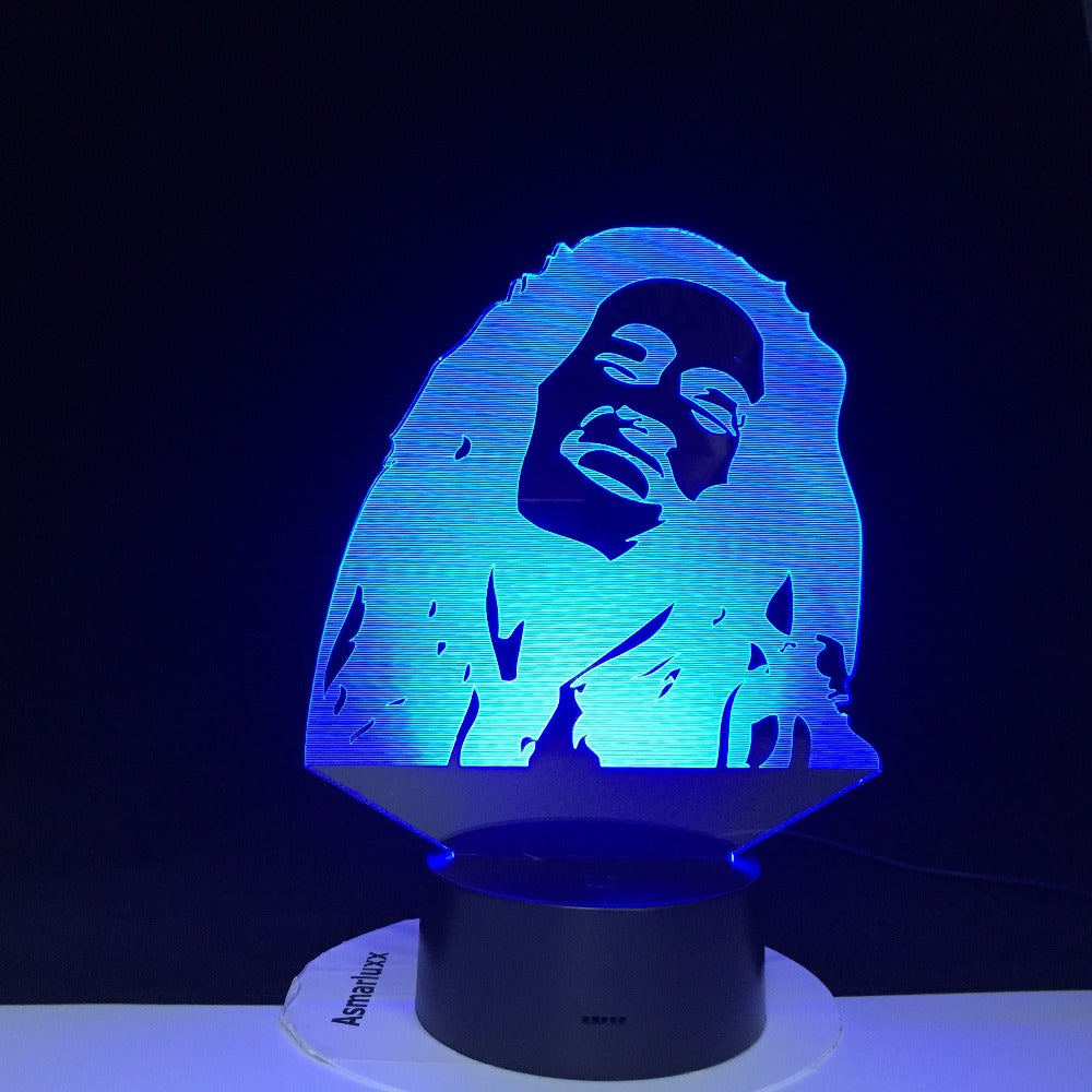 Music Godfather Singer Touch Sensor Best Present for Christmas for Indoor Decoration Usb Led Night Light 3D Lamp Dropship 3670